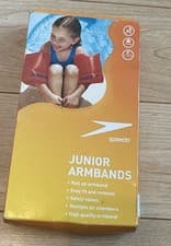 Image of Speedo Rollup Junior Armbands 2-12 years Orange 2-12 years Orange Brand New