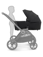 Image of iCandy CORE Jet Black Complete Carrycot - NEW RRP £285.00