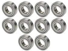Image of 629 ZZ 9mm Ball Bearing aka 629ZZ or 629-ZZ. 9mmX26mmX8mm Pack of 10
