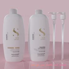 Image of Alfaparf Semi Di Lino Diamond Illuminating Low Shampoo 1000ml Conditioner 1000ml