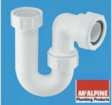 Image of McALPINE SA10 - P WASTE TRAP 32MM (1.25 INCH) FOR BASINS