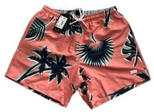 Image of HUGO BOSS Tag Men's Lined Swim Shorts Coral Floral White NEW / BNWT Uk Small