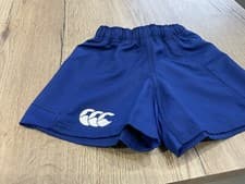 Image of CANTERBURY RUGBY ADVANTAGE SHORTS BLUE SIZE 24 NEW WITH TAGS