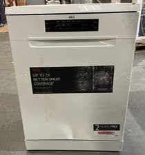 Image of AEG FFB74917ZW 6000 Series SatelliteClean® White Freestanding Dishwasher