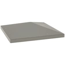 Image of Outsunny 3x3m Gazebo Canopy Replacement UPF30+, Grey, Refurbished