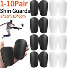 Image of Shin Pads Shock-Absorbing Football Leg Protectors Soccer Training Guards 1-10...