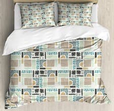 Image of Aztec Duvet Cover Set Geometric Shapes