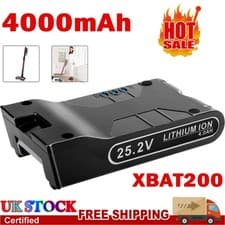 Image of 4000mAh 25.2V Replacement Li-ion Battery For Shark Cordless Vacuum XBAT200