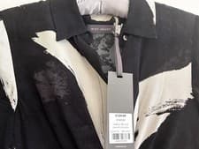 Image of Mint Velvet Black And White Dakota Midi Dress Size 6