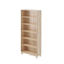 Image of Wide 5/6 Shelf Tier Wooden Bookcase Shelving Modern Open Display Storage Cabinet