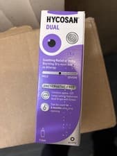 Image of Hycosan Dual Eye Drops, Preservative-Free, 7.5ml, Pack of 3