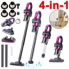 Image of 4 in 1 Stick Handheld Vacuum Cordless Vacuum Cleaner For Carpet Floor Pet Hair