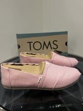Image of Women’s Toms Alpargata Chalky Pinky Heritage Canvas Shoes-Size UK 6. Brand New