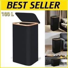 Image of 100L Large Oxford Recycling Bin Rubbish Dustbin Recycle Waste Kitchen Outdoor