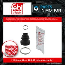 Image of CV Joint Boot Front Inner, Left 31056 Febi C.V. Driveshaft Gaiter 3287A9 Quality