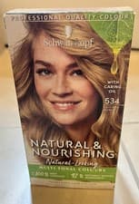 Image of Schwarzkopf Natural & Nourishing 534  Light Beige Blonde~  Vegan Friendly