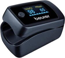 Image of Beurer PO45 Pulse Oximeter, Measures Heart Rate, Arterial Oxygen Saturation and