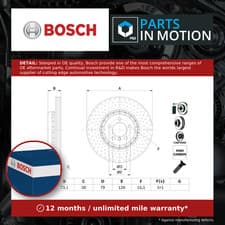 Image of Brake Disc Single Vented Front 370mm 0986479E21 Bosch 34106797606 BD2685 Quality
