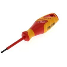 Image of Gedore 1612107 VDE-Screwdriver Cross Recess PH 0