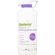 Image of Epaderm Cream 2-in-1 Emollient and Skin Cleanser 500g for Dry Skin and Eczema