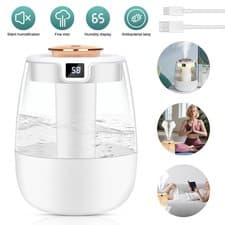 Image of 1.3L Humidifier W/ Intelligent Humidity Display Dual Nozzle Design Low Noise