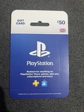 Image of PlayStation Gift Card £50, New Sealed, UK Version