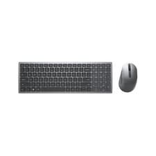 Image of Dell Pro Keyboard & Mouse Wireless RF+BT US Intl KM7120W-GY-INT Titanium
