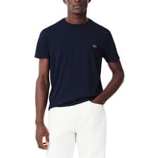 Image of Lacoste Mens T Shirts TH6709 Crew Neck Short Sleeve Regular Fit Cotton Top