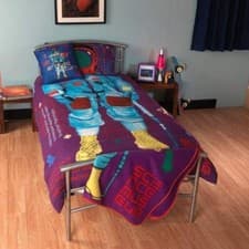 Image of Single Bed Astronaut Duvet Cover Set Space Man Reversible Bedding Set Kids