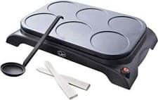 Image of Quest Mini Pancake Maker and Grill / 6 Non-Stick Moulds / Accessories Included