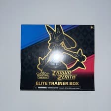 Image of Pokémon TCG Sword & Shield Crown Zenith Elite Trainer Box ETB Factory Sealed