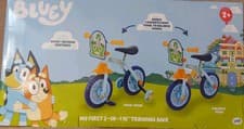 Image of Bluey Balance Training Bike Kids 2in1 Toddler First Bicycle with Stabilisers 2+