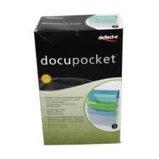 Image of Deflecto Link Wall File Pocket A4 Clear PK3