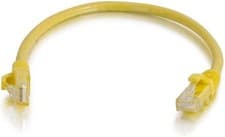 Image of C2G 2m Cat6 Booted Unshielded (UTP) Network Patch Cable - Yellow