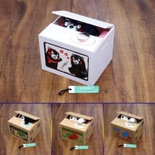 Image of Novelty Stealing Coin Money LITTLE PANDA Piggy Bank Storage Saving Box Gift New