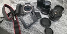 Image of Canon EOS R10 Mirrorless with Canon RF-S18-45 MMF/4.5-6.3 and 50mm F1.8 STM Lens