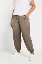 Image of Yours Curve Women's Plus Size Cargo Harem Joggers