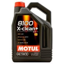 Image of Motul 8100 X-Clean+ 5w-30 5w30 Fully Synthetic Car Engine Oil - 5 Litres 5L