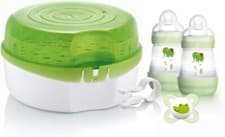Image of MAM Microwave Steam Steriliser, Comes with 2 x MAM Easy Start Self Sterilising.