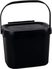 Image of Addis Eco 100% Plastic Everyday Kitchen Food Waste Compost Caddy Bin, 4.5 Litre,