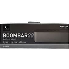 Image of KitSound Boombar 30 Bluetooth Speaker Wireless Music Small TrueBass Black Grey