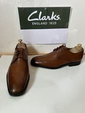 Image of Clarks Smart Leather Shoes Size UK 8 EU 42 New