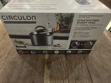 Image of Circulon Extreme Non-Stick Saucepan & Straining Lid, 2.8L / 18cm RRP £84.99