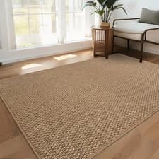 Image of USTIDE Large Sisal Living Room Rug - Natural 150x200cmRectangular,