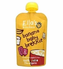Image of Ella'S Kitchen Banana Baby Brekkie Stage 1 From 6 Months 100G - Pack of 2