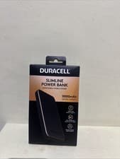 Image of Duracell Slimline Power Bank 10000 mAh Charge 2 Devices USB C & USB A DRPB3009A