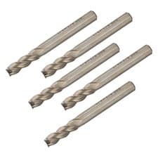 Image of 5* End Mill 1/4 x 1/4inch 4 Flute HSS CNC Milling Router Silver Brand New