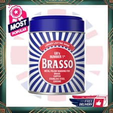 Image of Brasso Wadding Duraglit Metal Polish For Brass Copper Chrome Stainless Steel 75g