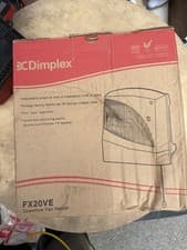 Image of Dimplex FX20VE Downflow Fan Heater Wall Mounted with Timer and Pullcord