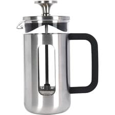 Image of La Cafetière Pisa Stainless Steel 3-Cup French Press Coffee Maker Silver